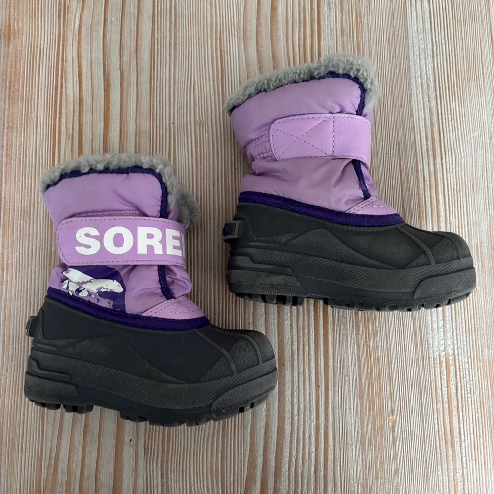 Sorel Kids' Purple Snow Boots Size 7
